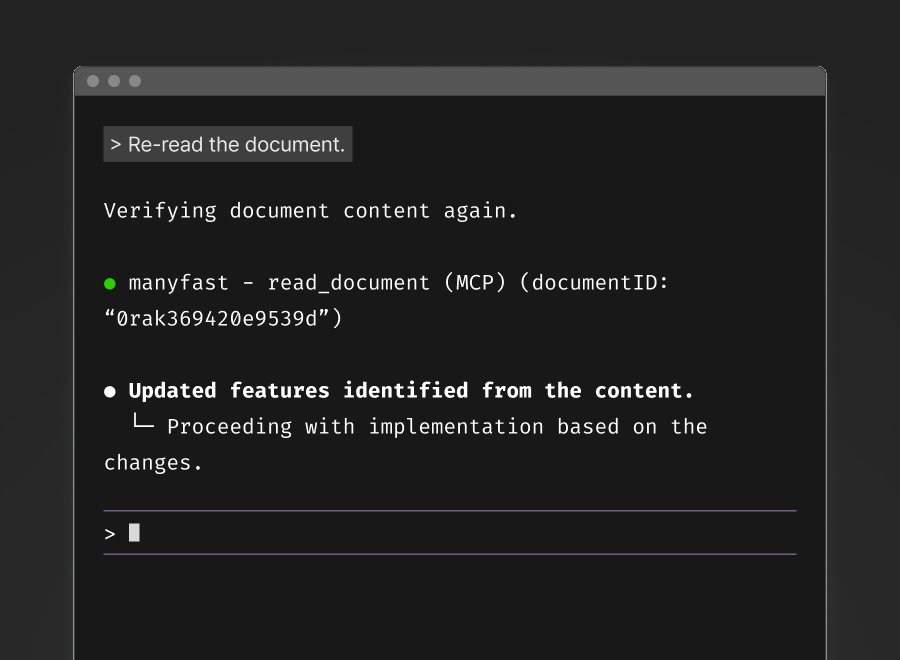 Fast sync from spec to dev